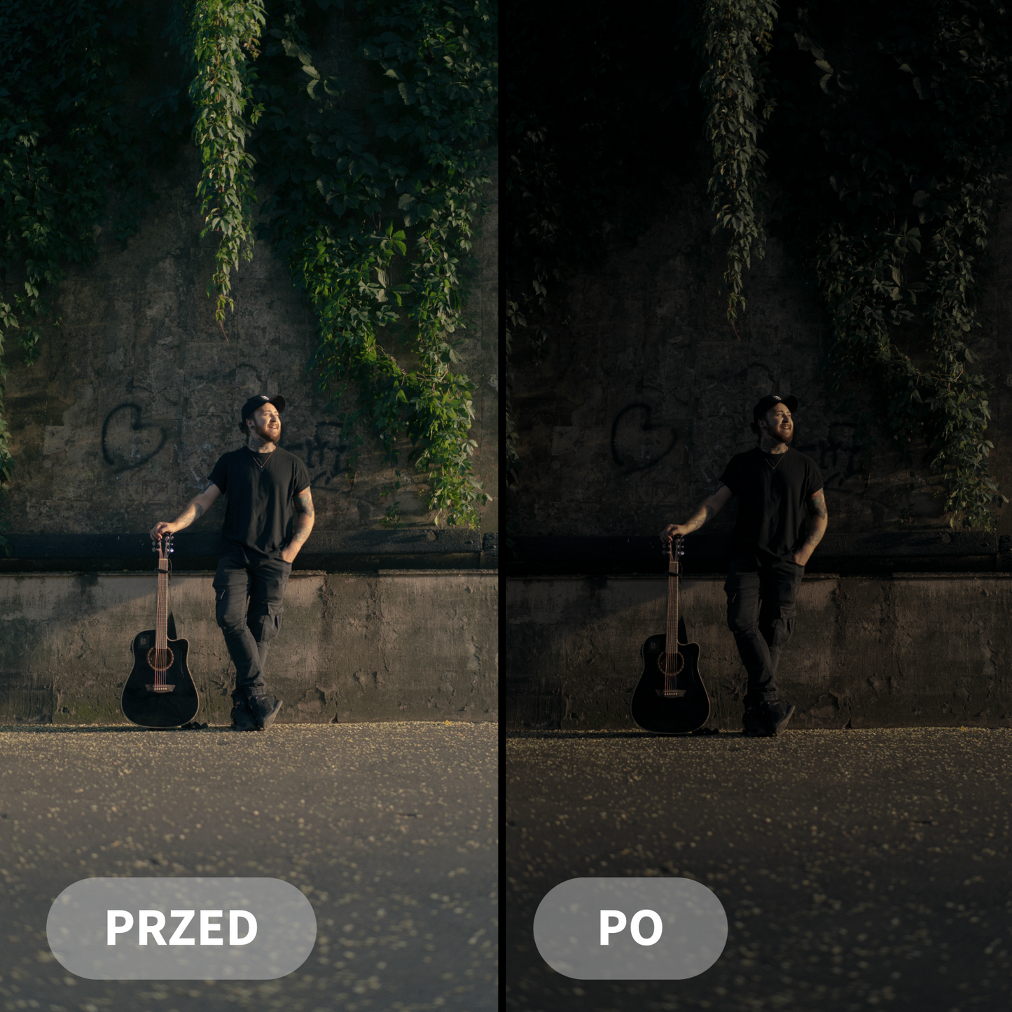 Preset TMAVÝ AESTHETIC