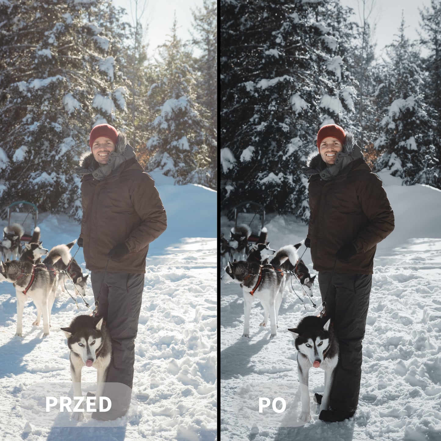 Preset ZIMNÍ KRAJINA